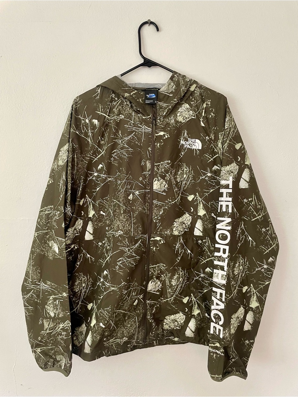 The North Face Windfall Olive Green Windbreaker